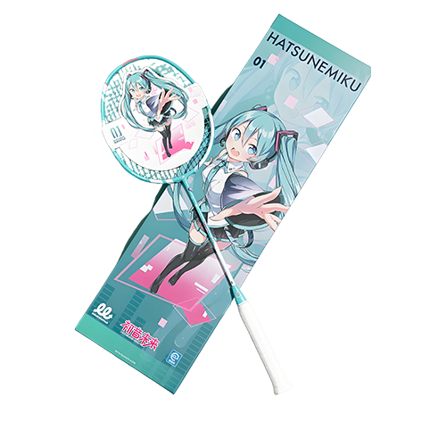 WCC｜初音未來聯名款 全碳素羽毛球拍