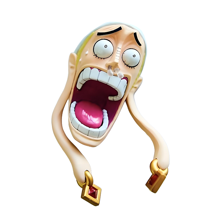 JUMP｜航海王 驚訝臉冰箱貼 艾涅爾(拆盒未拆袋)