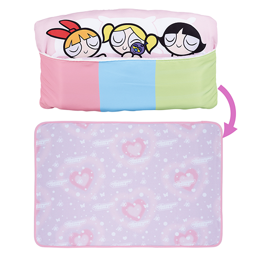 飛天小女警抱枕×毛毯