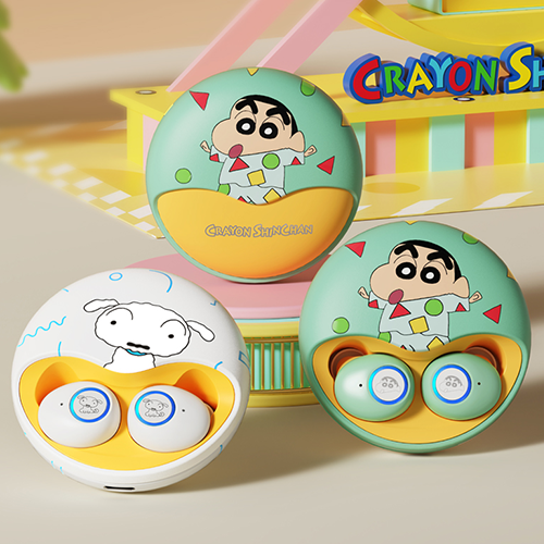 粒次方｜蠟筆小新旋轉 藍牙耳機(隨機出貨)