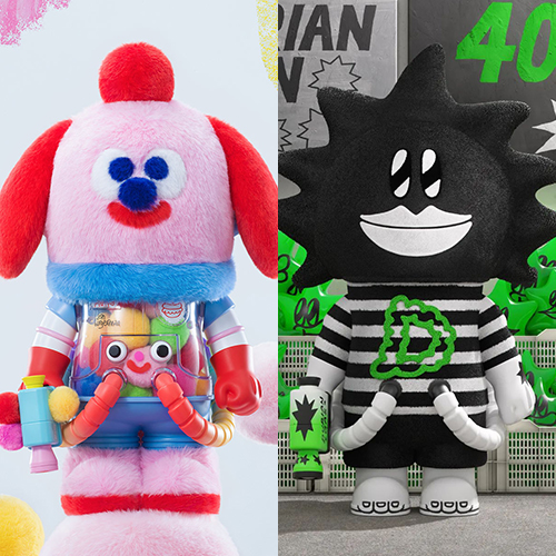 MEGA 400% Jon Burgerman&榴蓮人