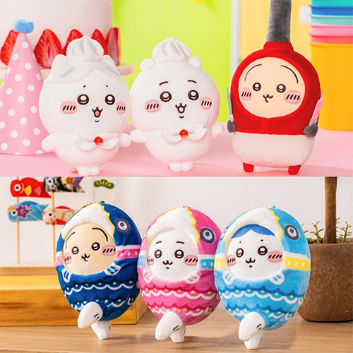 Chiikawa 奶油生日-鯉魚旗掛件系列