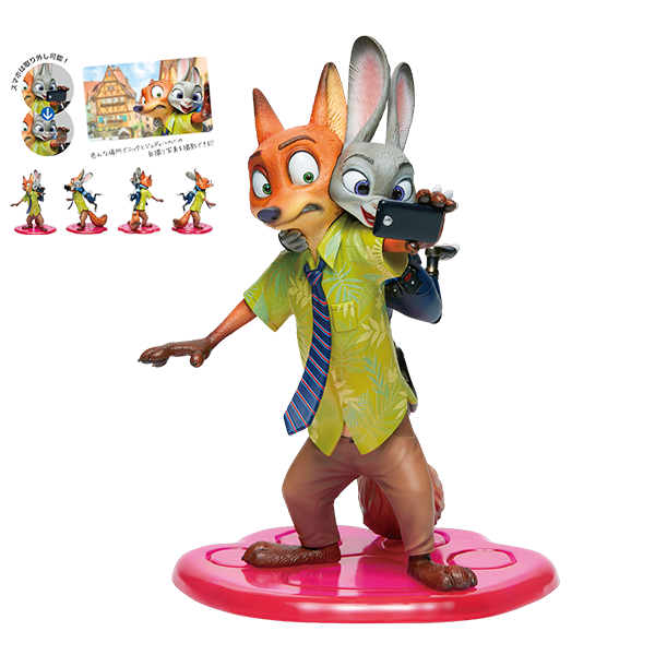 茱蒂與尼克的角色模型