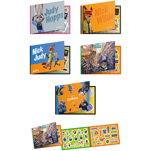 貼紙收藏冊 全5種(隨機出貨)