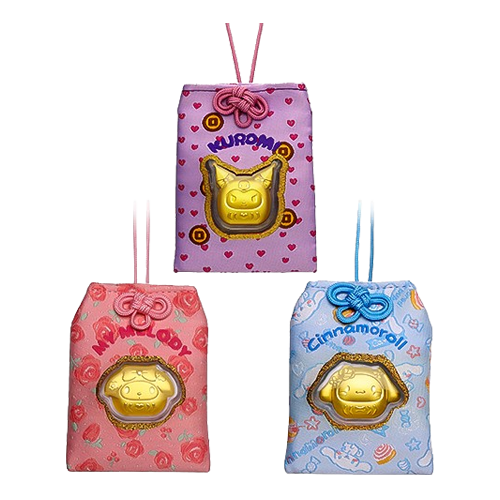 潮宏基｜三麗鷗系列 御守黃金 掛件(隨機出貨)