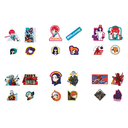 切割造型貼紙組 全6種(隨機出貨)