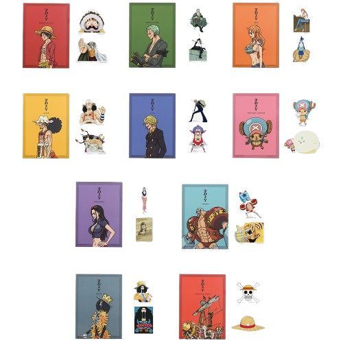 透明資料夾＆貼紙套組 全10種(隨機出貨)