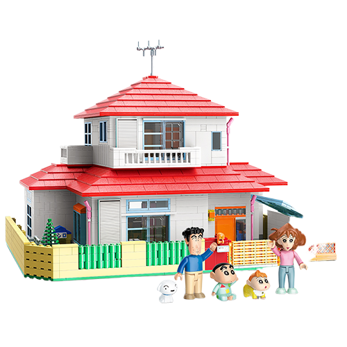 keeppley｜蠟筆小新的家模型積木