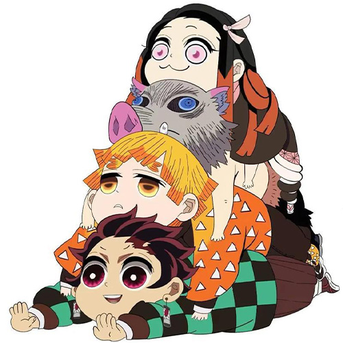 鬼滅之刃可愛四小只