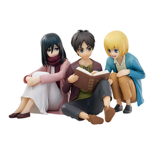 艾連&米卡莎&阿爾敏 牆外的世界模型公仔