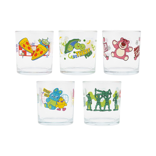 多彩角色玻璃杯(隨機出貨)