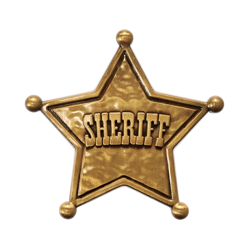 《胡迪》保安官徽章