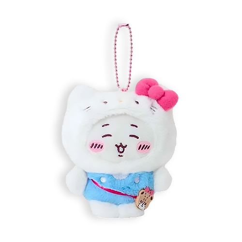 Chiikawa x Sanrio|吉伊卡哇&Hello Kitty 絨毛變裝掛件
