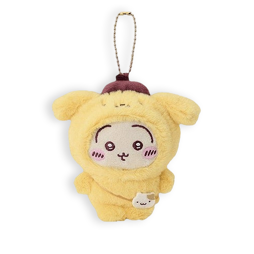 Chiikawa x Sanrio|烏薩奇&布丁狗 絨毛變裝掛件