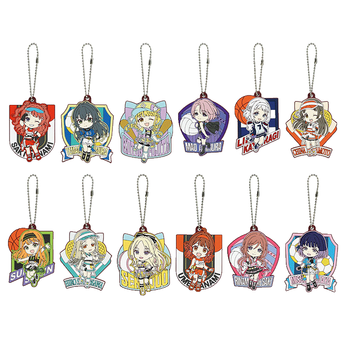 Q版角色橡膠吊飾(隨機出貨)