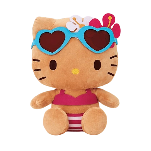 曬太陽Kitty絨毛玩偶