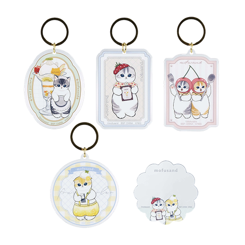 鑰匙圈＆鏡面貼紙收藏組(隨機出貨)