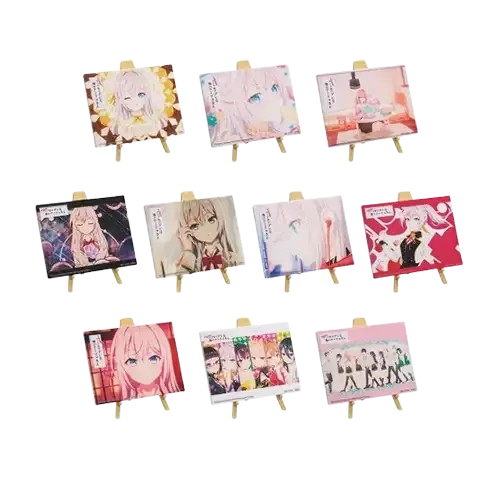 附畫架的迷你擺飾盤(隨機出貨)