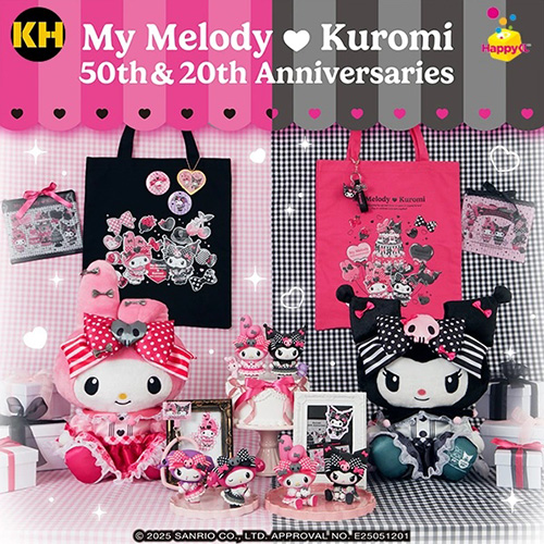 日版 Happy賞《美樂蒂&酷洛米 50th & 20th 週年紀念》