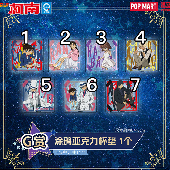 塗鴉亞克力杯墊(隨機出貨)