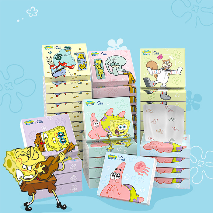 寓吉｜海綿寶寶聯名 紙巾
