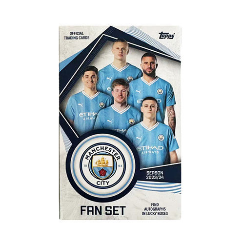 Topps 足球 球星卡 曼城 隊盒