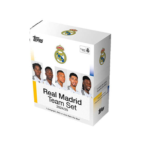  Topps 足球 球星卡 皇马team set 隊盒單包