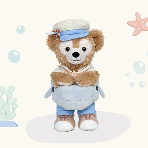 2025達菲和朋友們夏日海洋派對系列 達菲毛絨公仔