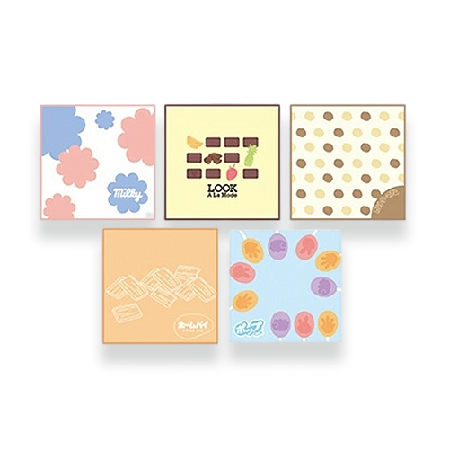 日版 不二家 設計方巾(隨機出貨)