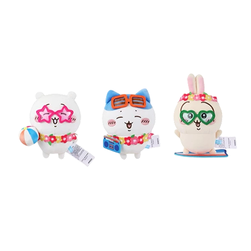 Miniso x Chiikawa|夏日季花環公仔 套組