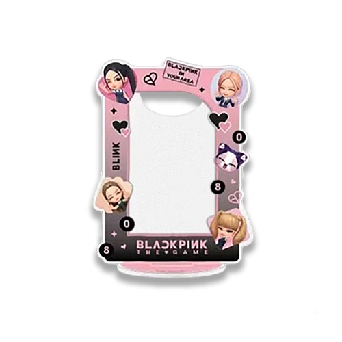 Miniso｜BPTG 黑粉漸變全員拼裝插卡立牌