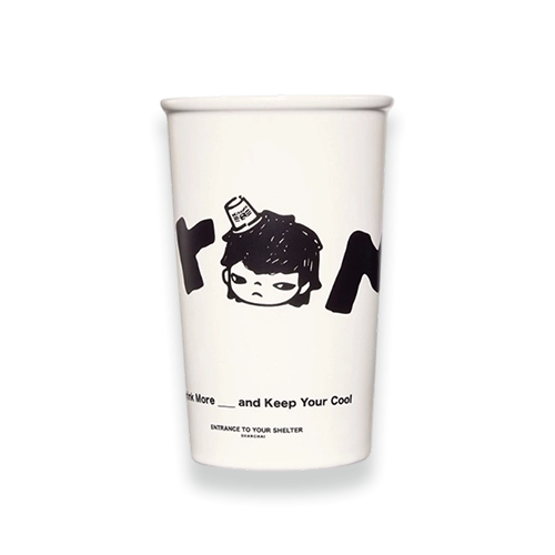 Hirono 便利店漫遊系列 紙杯陶瓷杯 白