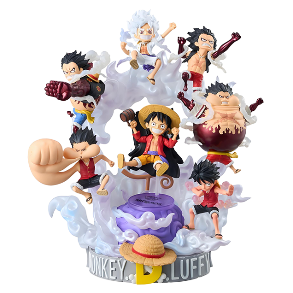 BANDAI｜PB限定 航海王 WCF PREMIUM 蒙其·D·魯夫 尼卡 SPECIAL+S.H.F 魯夫