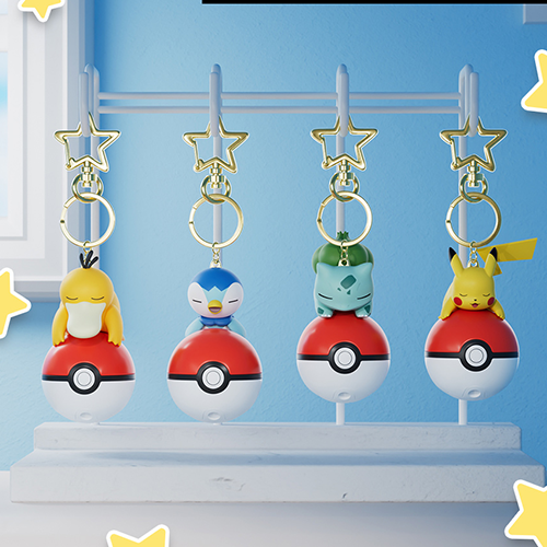 狼博旺｜寶可夢 萌萌系列發光掛件(隨機出貨)