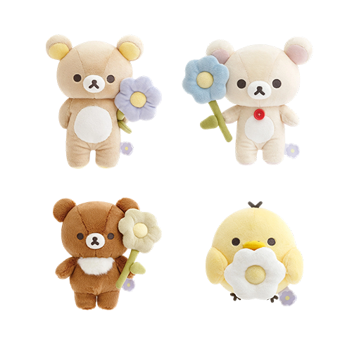 San-X｜春日花花系列 毛絨公仔(隨機出貨)