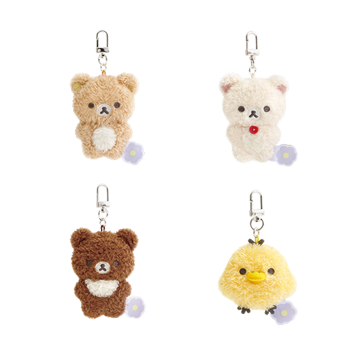 San-X｜春日花花系列 絨毛吊飾(隨機出貨)
