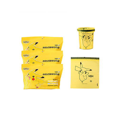 沐春｜寶可夢皮卡丘垃圾袋