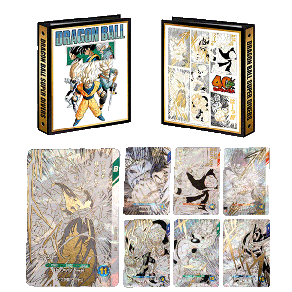 日版 PB 龍珠 DBSD 龍珠40週年紀念 收納卡冊 套裝