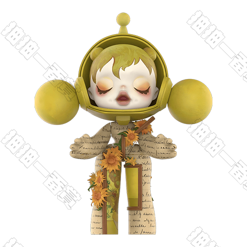 400% α SKULLPANDA 梵高博物館・向日葵