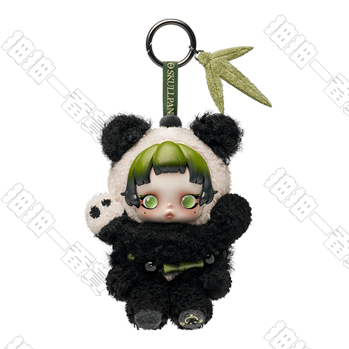 SKULLPANDA熊怠怠毛絨公仔掛件