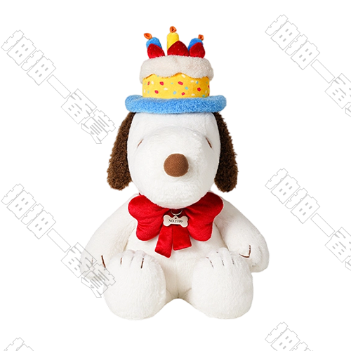 九木雜物社｜PEANUTS 生日限定系列 史努比 毛絨公仔