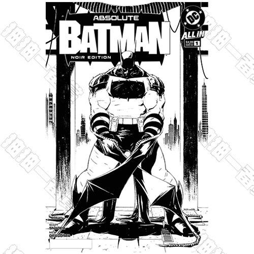 Absolute Batman: Noir Edition #1 CGC 9.8分 鑒定漫畫(不可回收)