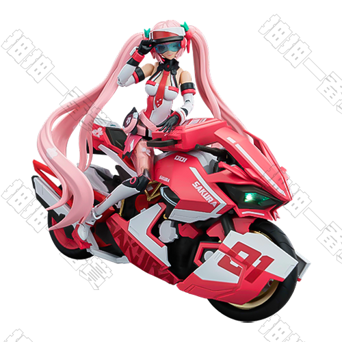 聖斯基｜VOCALOID初音未來 櫻花未來 粉色音爆 拼裝模型