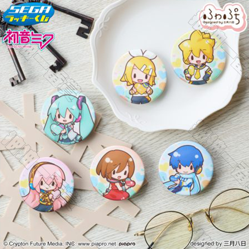 日版 ふわぷち　缶バッジ(隨機出貨)