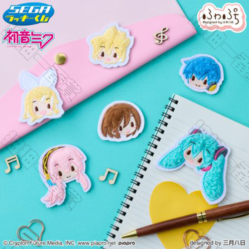 日版 ふわぷち　もこもこステッカー(隨機出貨)