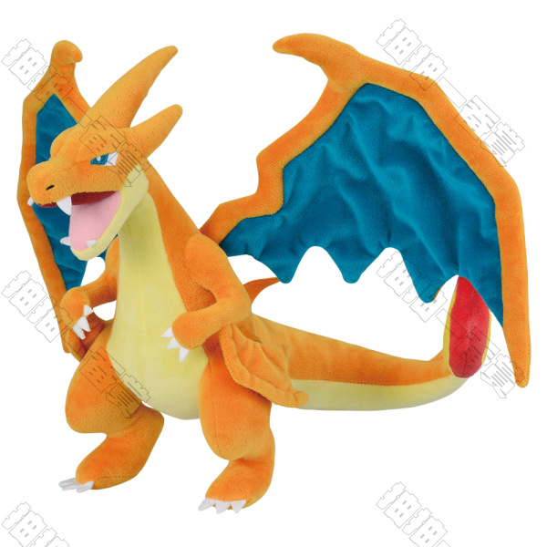 陸版 Mega超級噴火龍Y 絨毛玩偶 不可回收
