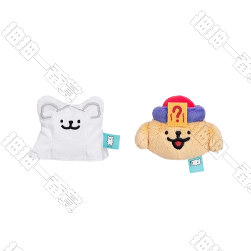 線條小狗｜萬聖節小狗組合冰箱貼