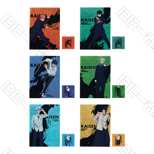 日版 透明資料夾＆貼紙套組(隨機出貨)