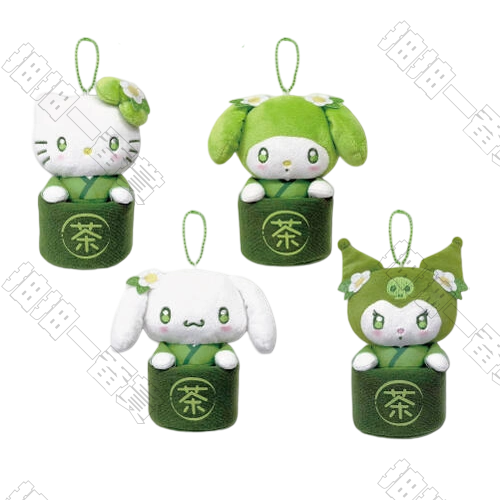 Sanrio｜抹茶碗系列 毛絨掛件(隨機出貨)