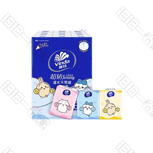 維達｜CHIIKAWA快樂盟友手帕紙